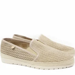 VERBENAS SCARPETTA DA UOMO STILE ESPADRILLAS MORBIDO CAMOSCIO