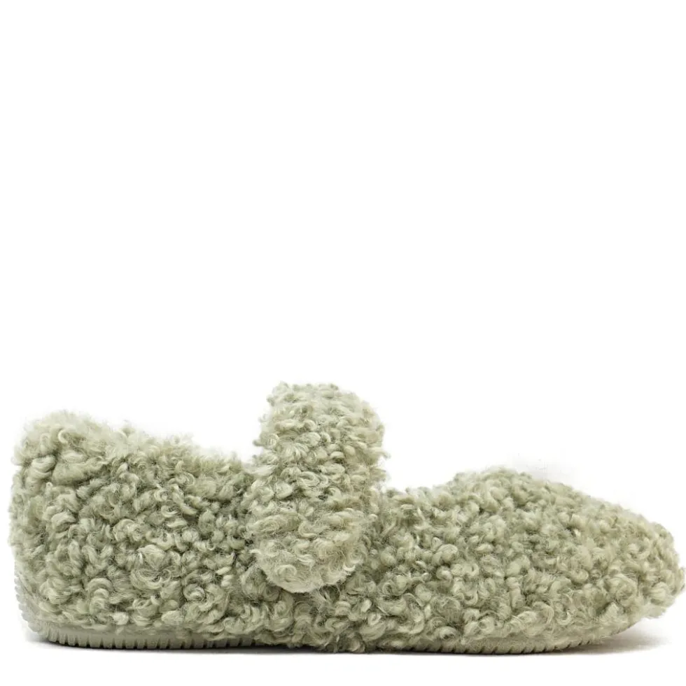VERBENAS YINA CURLY PANTOFOLA DA CASA ALLACCIATA SUPER TRENDY E CALDA