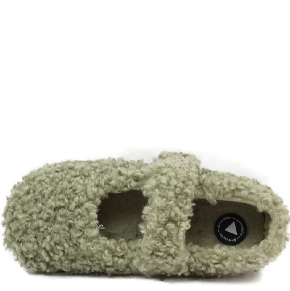 VERBENAS YINA CURLY PANTOFOLA DA CASA ALLACCIATA SUPER TRENDY E CALDA