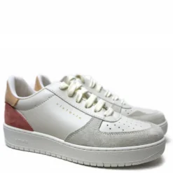 VICTORIA SNEAKERS IN MORBIDA PELLE FORI TRASPIRANTI E LACCETTI