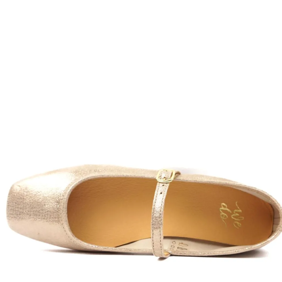WE DO BALLERINA IN MORBIDA NAPPA CON CINTURINO REGOLABILE